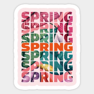 Hello Spring Sticker